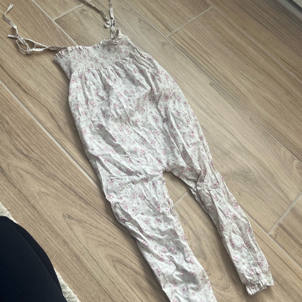 Jamie Kay Light Pink Floral Jumpsuit